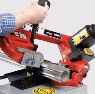 Segatrice a nastro da banco Femi 780XL rossa con potenza di 850W e lama da 1330 mm – 2