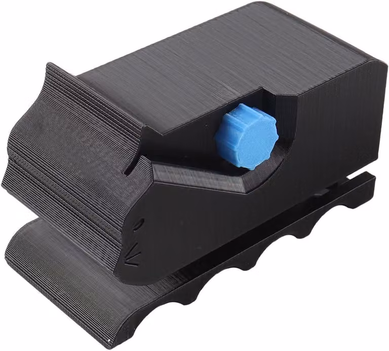 Taglia-cartone stampato in 3D, tiragraffi fai-da-te per gatti, realizzato con materiali riciclati, colore nero, per gatti
