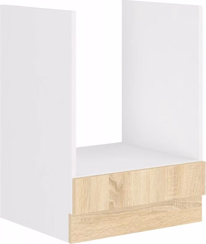 Armadietto per fornelli SABRYA - larghezza 60 cm, rovere sonoma / bianco