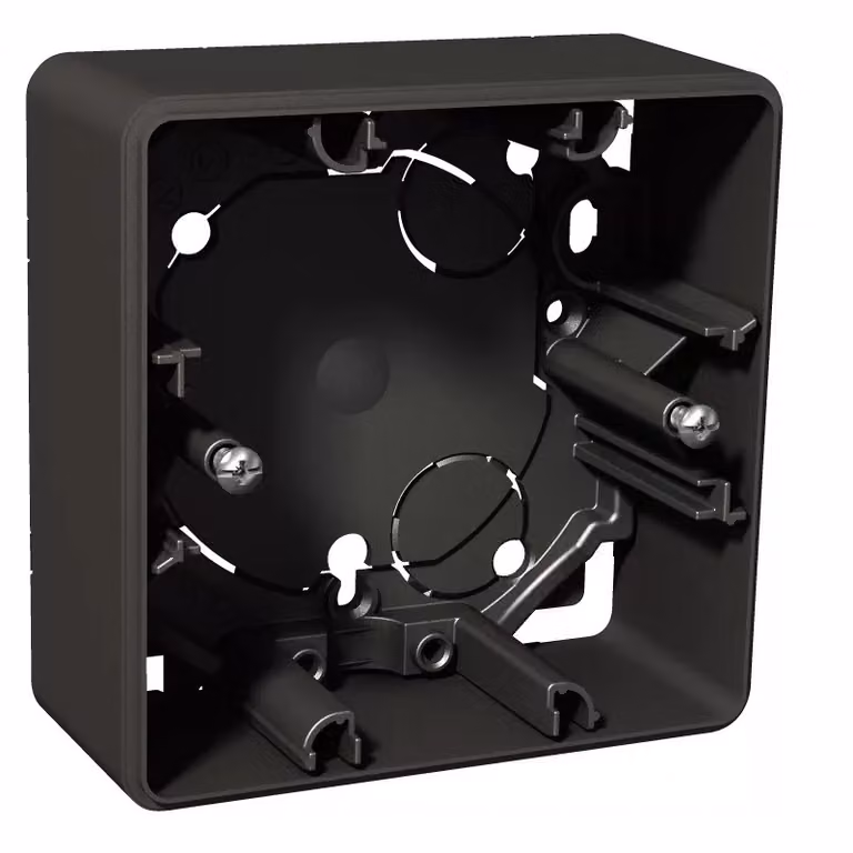 Scatola da incasso Elso, a 1 posto, altezza 35 mm, Exxact antracite WDE003361