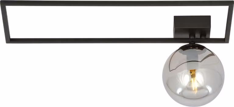 Lampada da soffitto Emibig 1xE14 40W IMAGO 1A NERO/GRAFITE 1131/1A