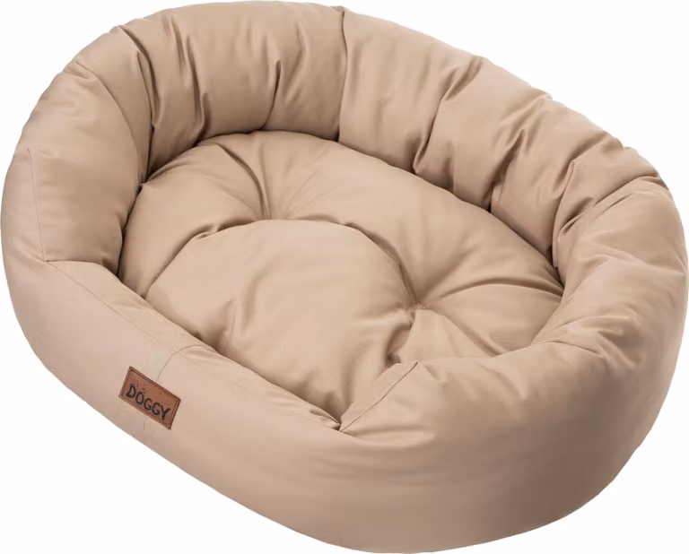 Lettino per cani con materasso impermeabile "Amazing" - Lettino ovale ortopedico per animali domestici da interno ed esterno - 115x95 cm