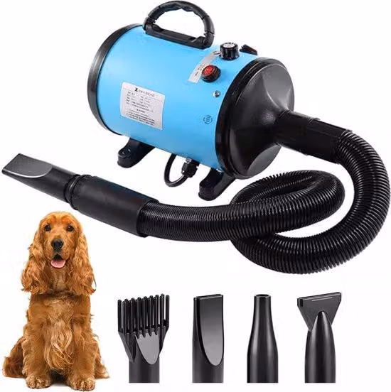 Lancia d'acqua, extra silenziosa, doccia compatta per cani, regolabile