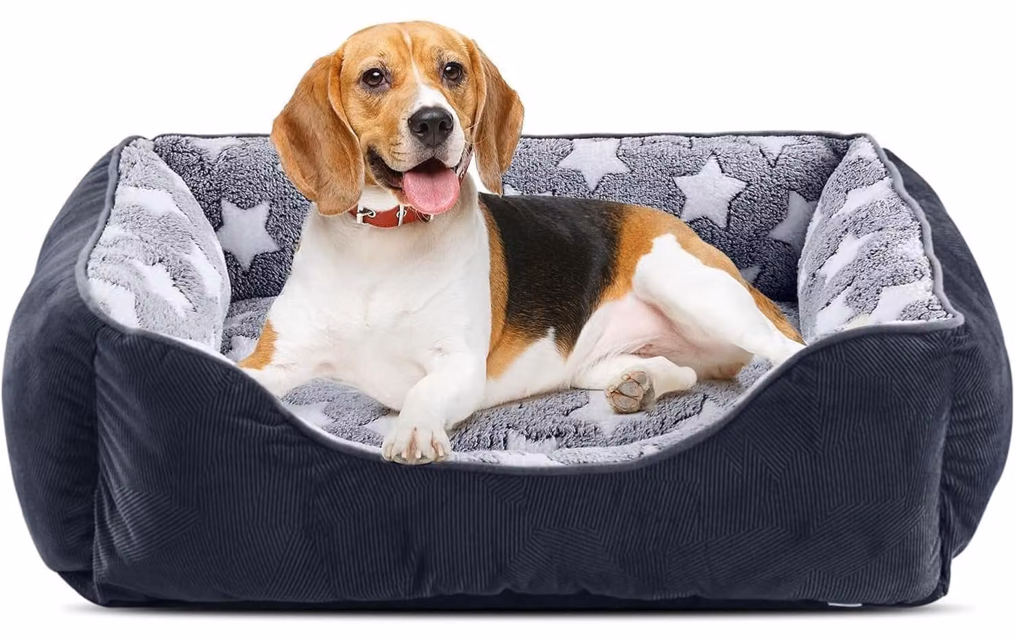 Cuccia per cani Cuscino per cani - 63 x 53 x 20 cm - Peluche - Antiscivolo - Per cani di taglia media
