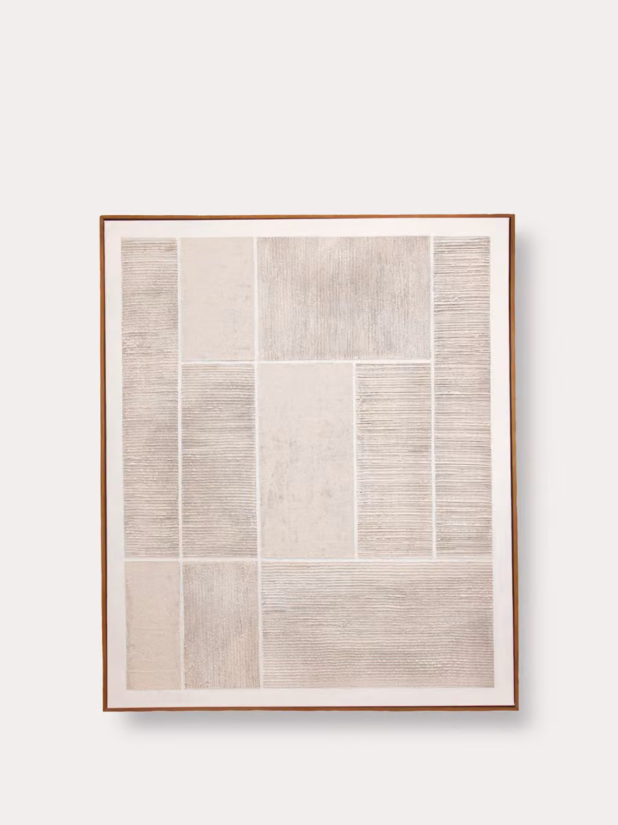 Quadro astratto Sail Kenay Home beige su tela, L: 80 cm, H: 100 cm – 2