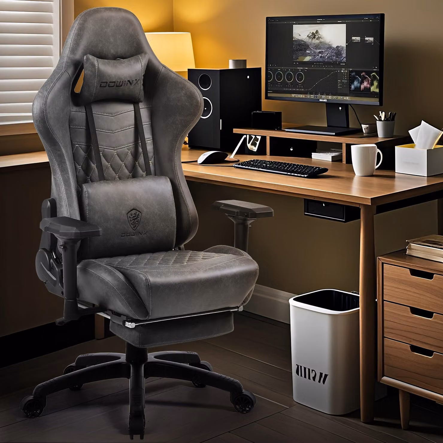 Sedia ergonomica da ufficio - Sedia da gaming - Sedia da lavoro - Arredamento per ufficio - Sedia per computer