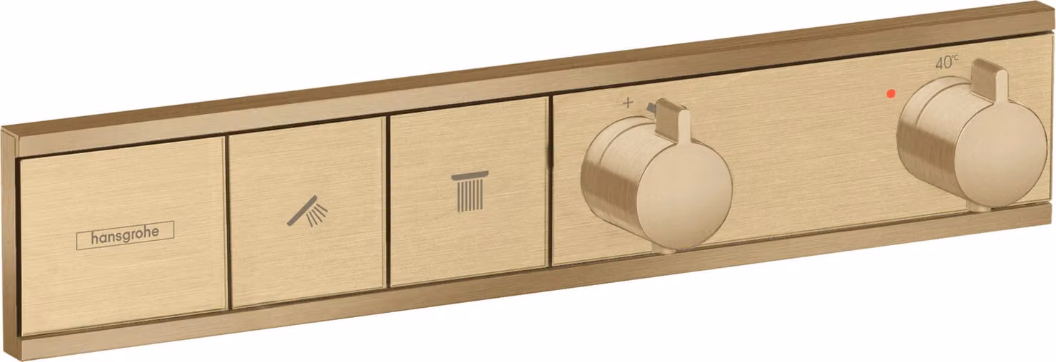 Thermostat RainSelect de la taille d'une main, dissimulé pour 2 consommateurs, 15380140, 15380140