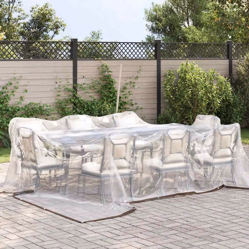 Telone Trasparente con Occhielli 5x5 m in Polietilene