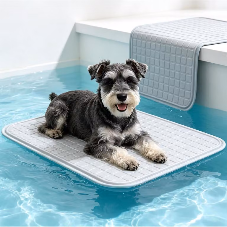 Tappetino refrigerante per cani e gatti, autorigenerante, dimensioni 90 x 60 cm, colore grigio