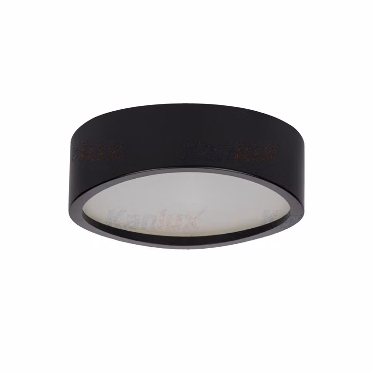 Plafone rotondo JASMIN bianco e nero 1xE27x20W in legno, dimensioni: 7,7x27,5x27,5 cm, IP20, Kanlux