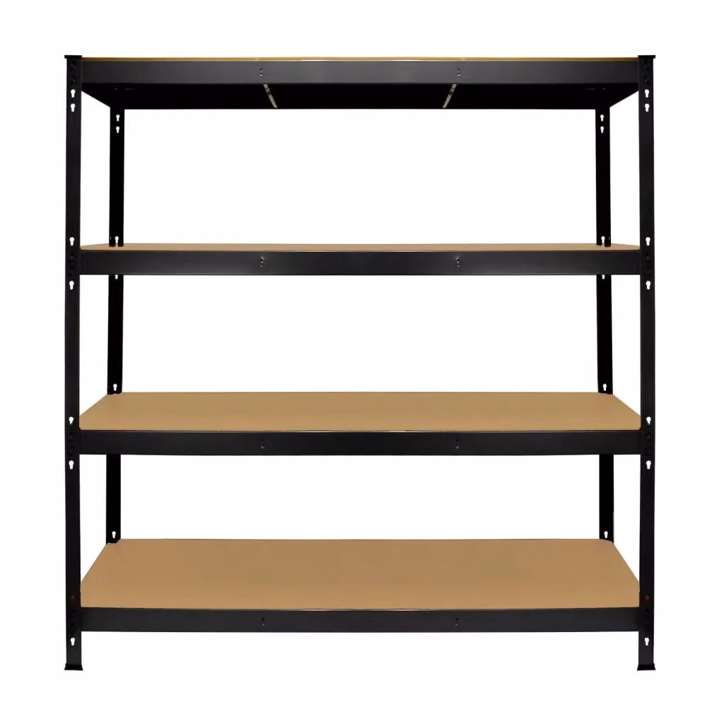 Scaffale in acciaio Monster Racking nero per magazzino e garage, Larghezza: 160 cm – 2