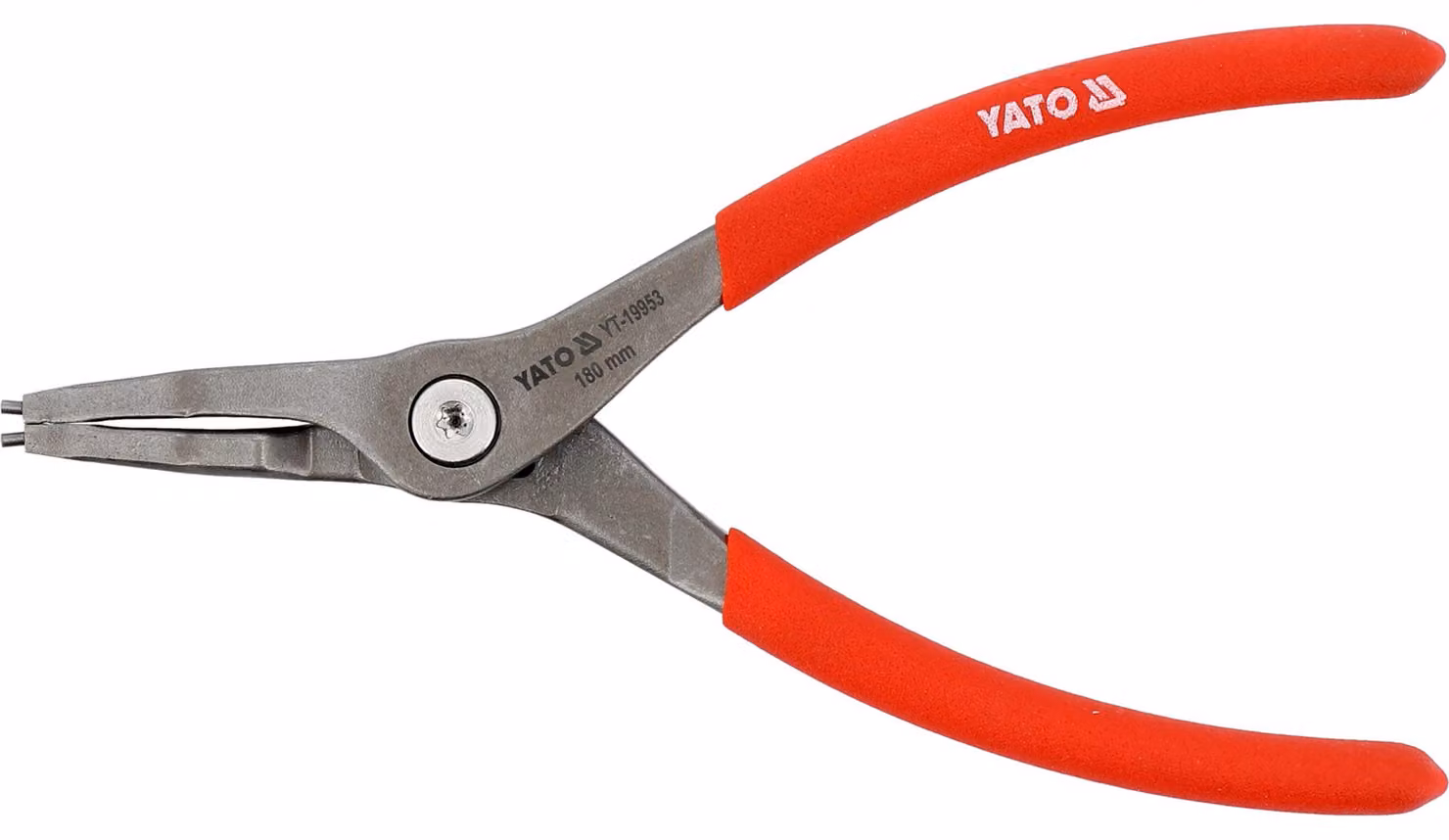 Pinza a becchi lunghi per anelli di sicurezza, 180 mm