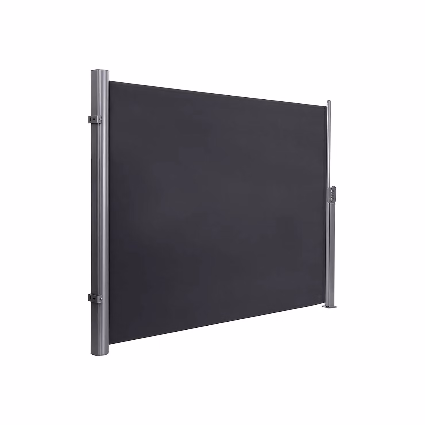In And OutdoorMatch Rete privacy Abelardo - Estensibile - Schermo privacy - Schermo privacy - Rete frangivento - Recinzione in rete - Grigio scuro - 160 x 350 cm