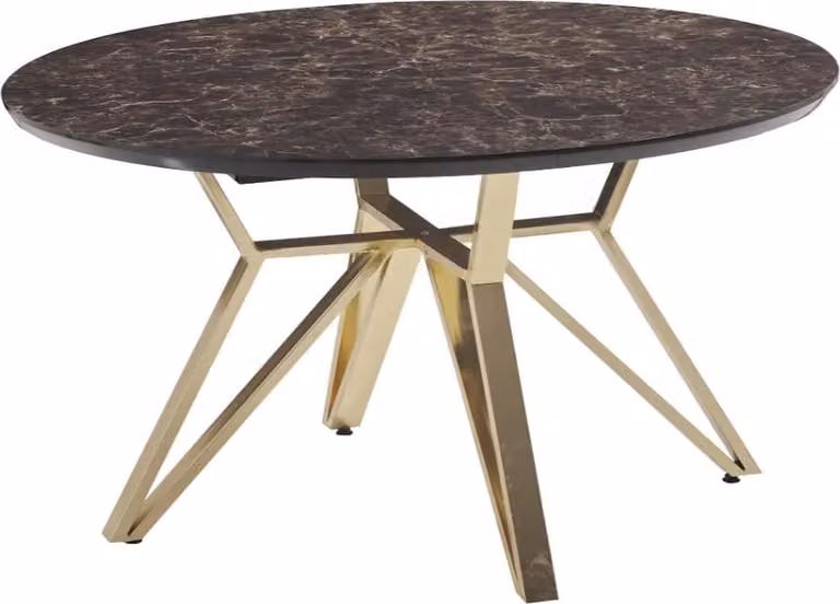 Luxus Esstisch Esszimmer Tisch Metall Gold Tische Esstische Möbel Einrichtung