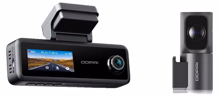 Dashcam, 3 canali, risoluzione HDR 4K, sistema a 3 canali, senza scheda SD inclusa
