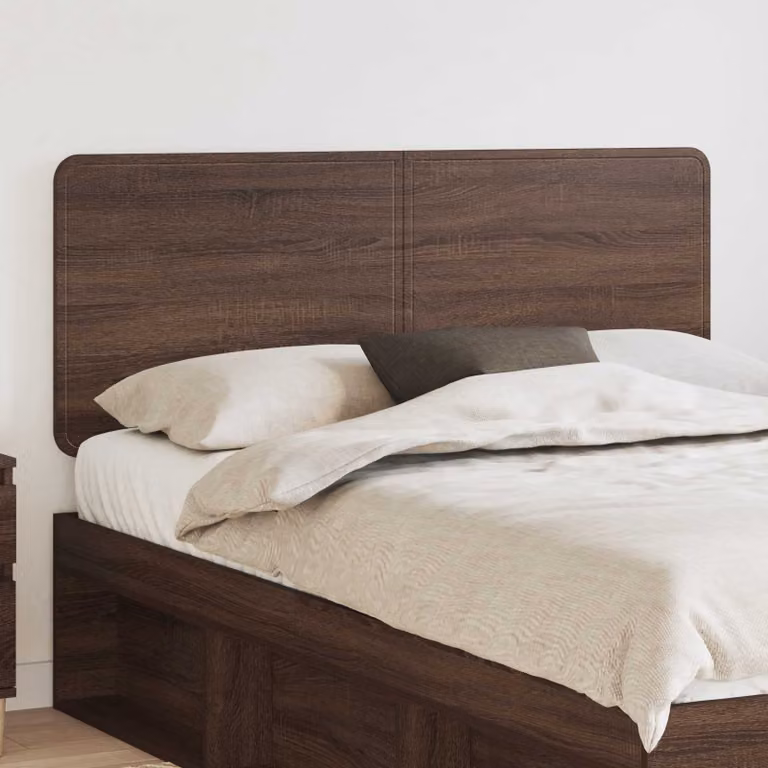 Testiera per letto moderna vidaXL in legno ingegnerizzato marrone