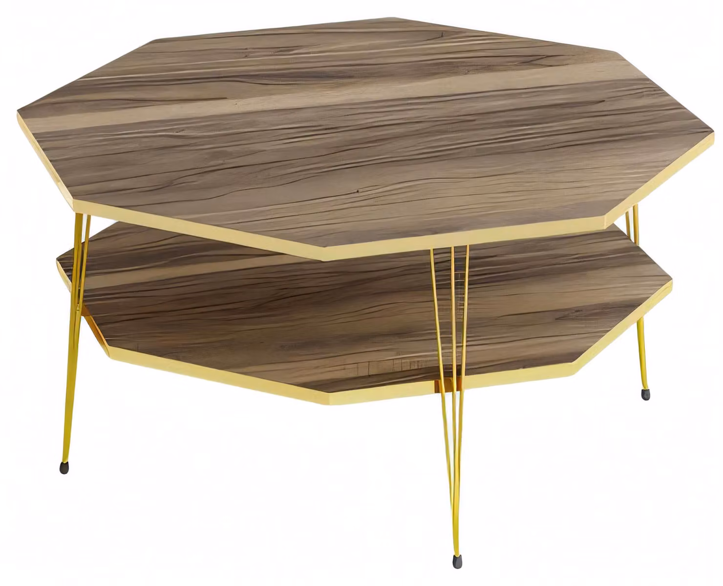 Moderner Couchtisch aus Holz in Braun