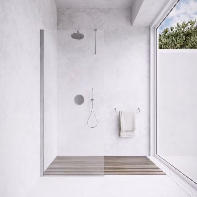 Parete doccia walk-in 70 cm 8mm trasparente anticalcare h200 | Lazaros