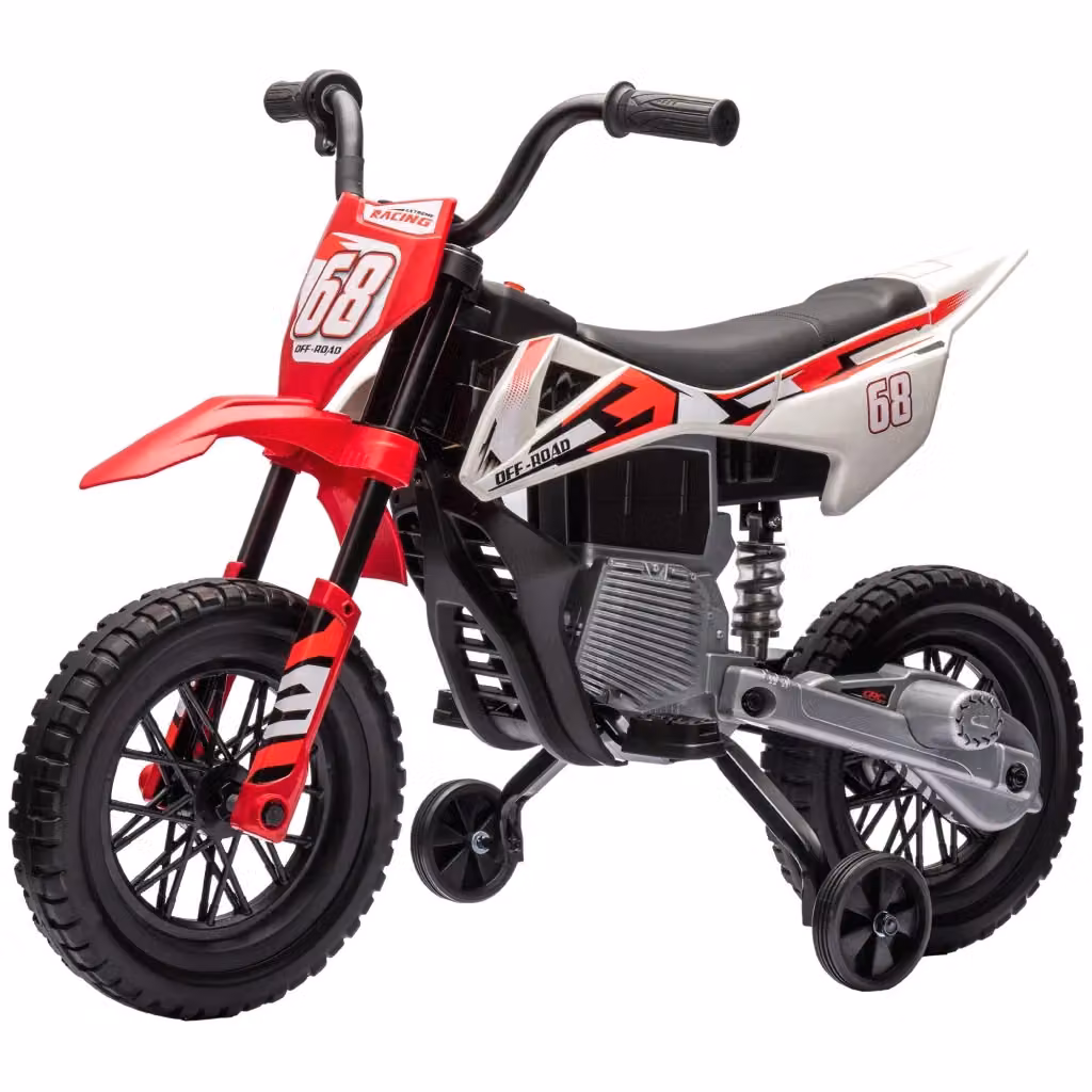 Moto elettrica per bambini Minimal rossa con batteria ricaricabile e funzioni luci e suoni – 2