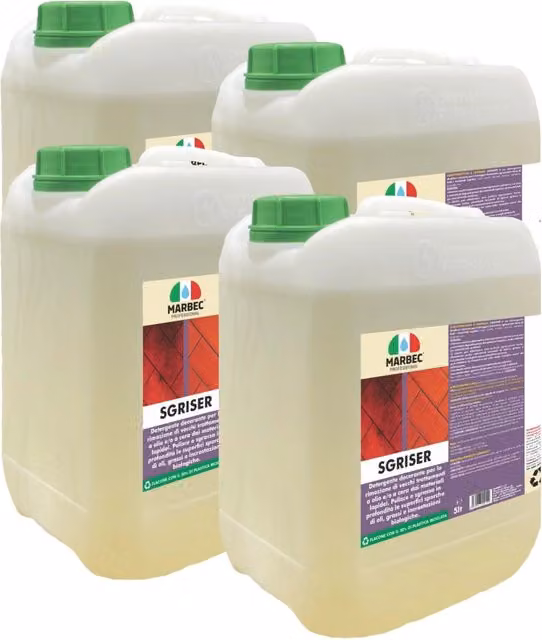Detergente sgrassante professionale SGRISER Marbec 5 l x 4 pezzi