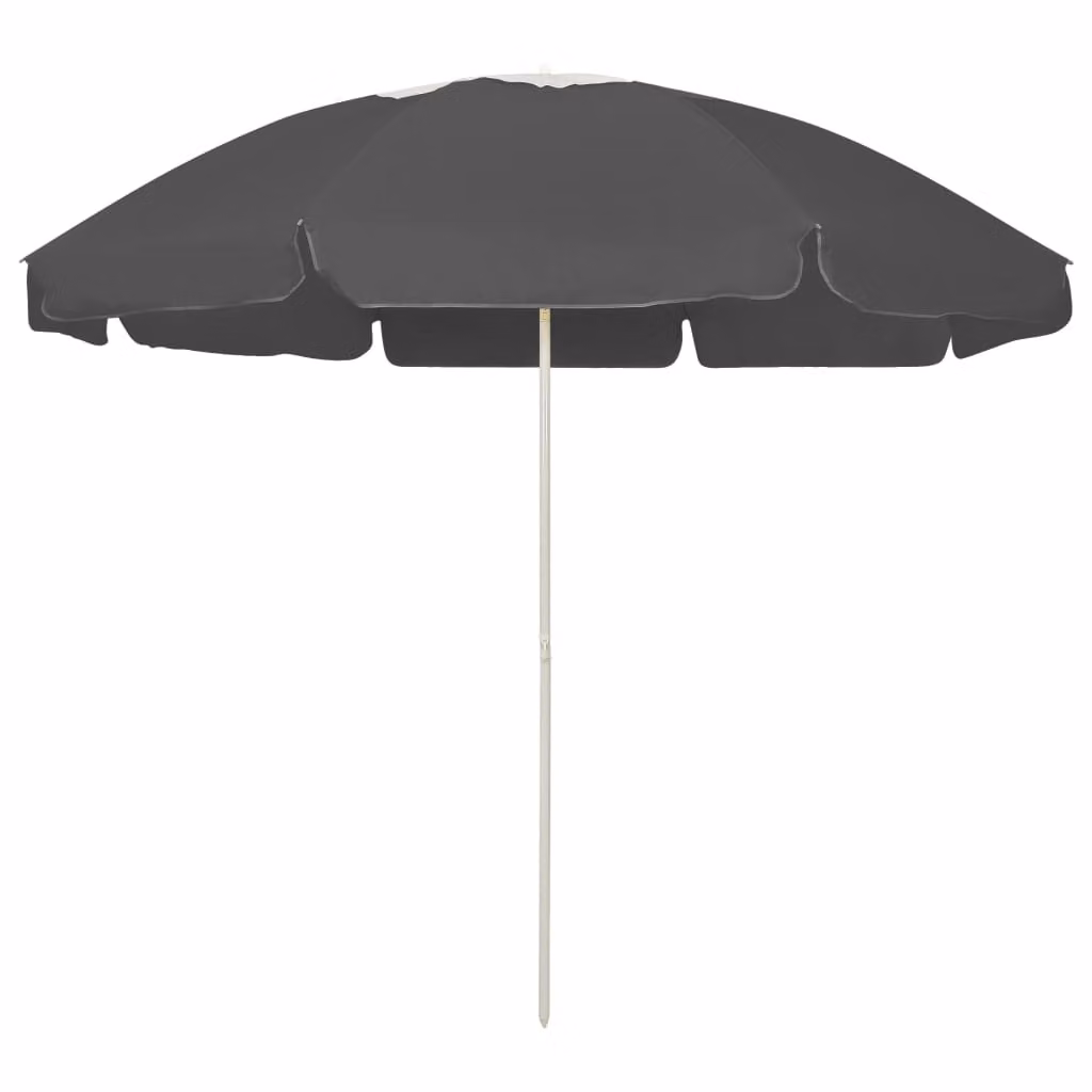 Maison Exclusive - Ombrellone da spiaggia antracite 240 cm