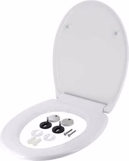 Vetus Wcl Sedile per wc con chiusura morbida/sgancio rapido Trasparente Trasparente Taglia unica