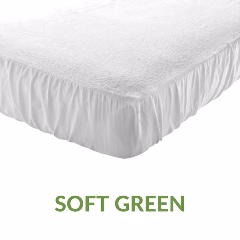 Coprimaterasso Soft Green 80x190 cm