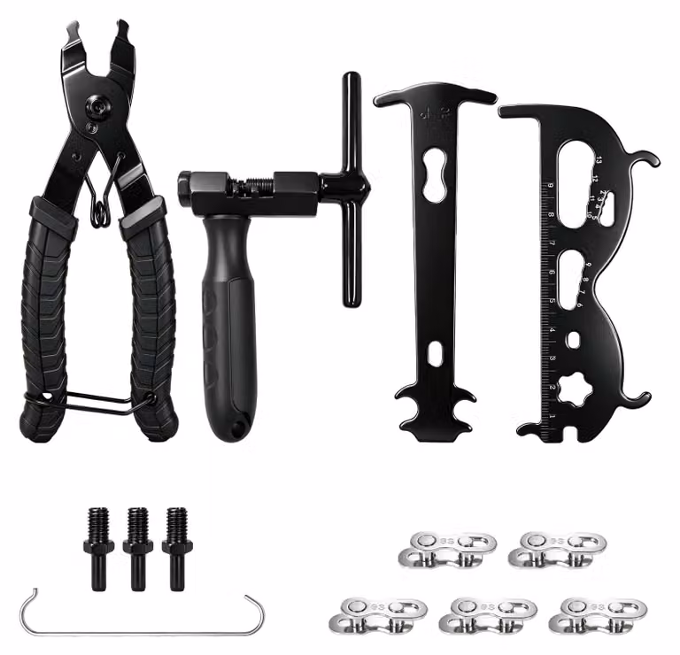 Set di 13 utensili per la manutenzione della catena della bicicletta