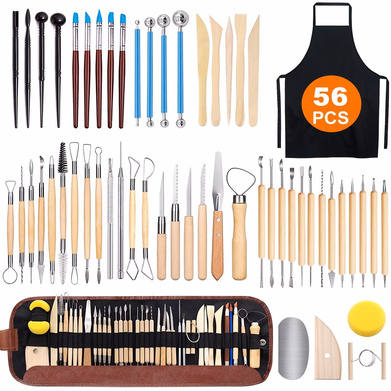 Solidchoice - Set completo di strumenti in Vetroceramica con 56 pezzi