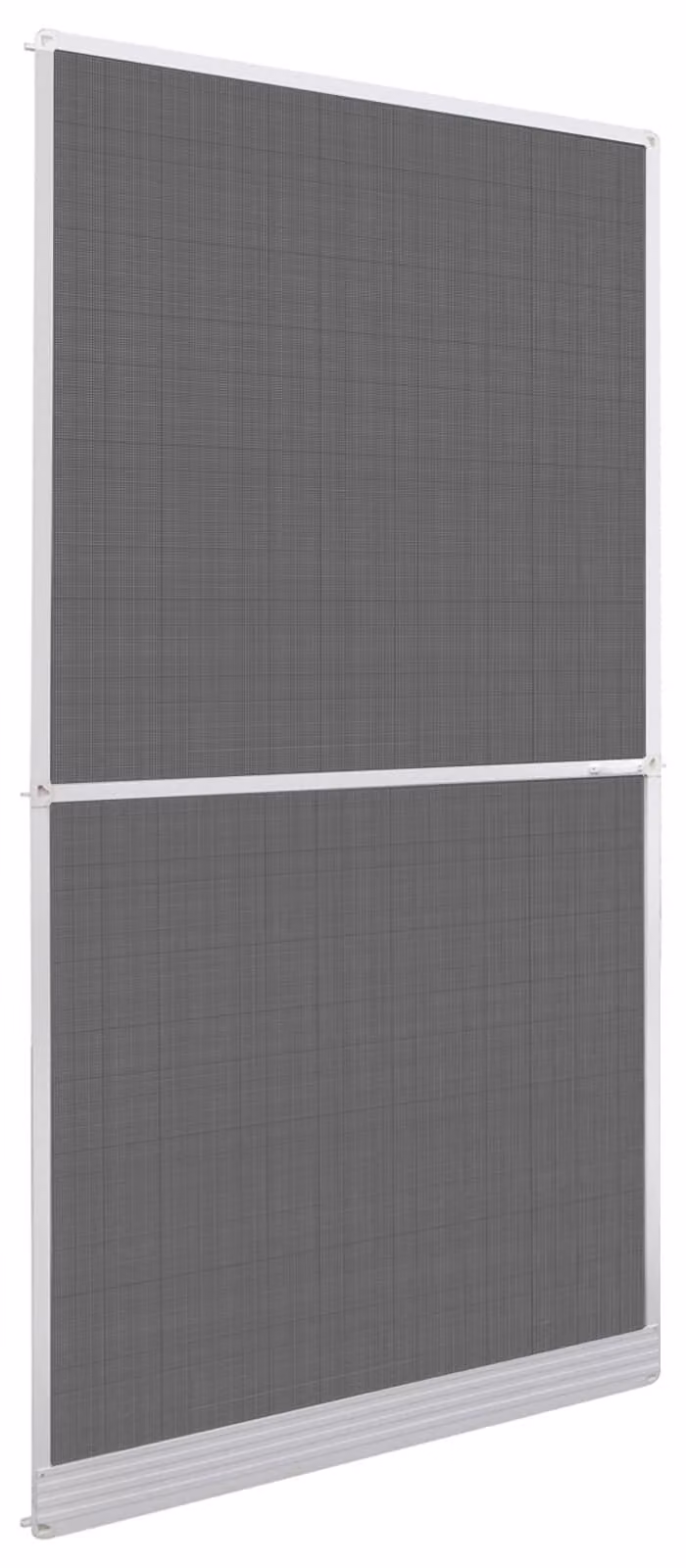 Schermo Insetti a Battente Bianco e Nero 120 x 240 cm