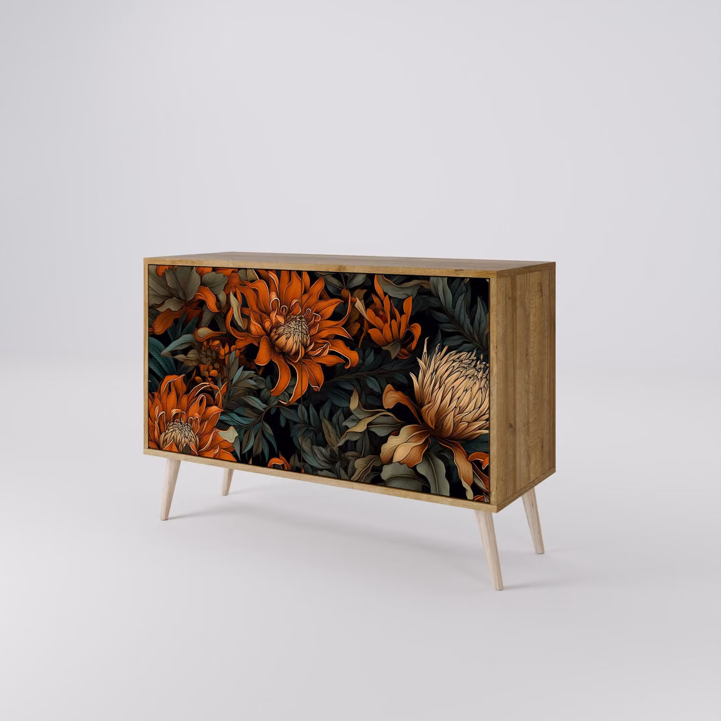 Cassettiera Spacerebels a 2 ante - credenza cassettiera - credenza alta - mobile guardaroba - soggiorno camera da letto - 57,5×111×42 (HxLxP)