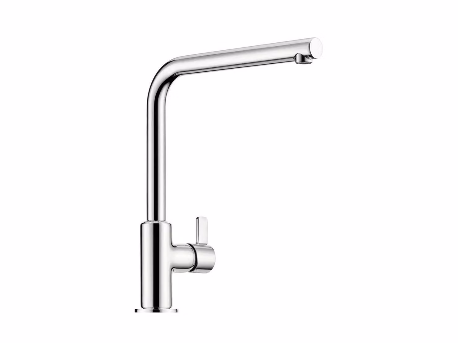 KLUDI L-INE XS 1 miscelatore cromato con canna fissa orientabile / Miscelatore da cucina