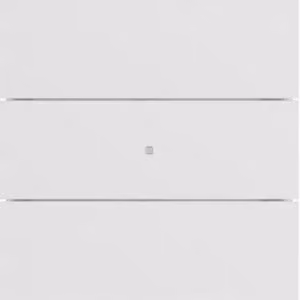 Pulsante comfort KNX, a 3 pieghe, bianco polare 75163599