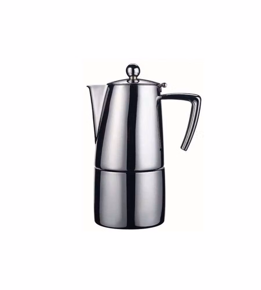 Caffettiera Ilsa Slancio Induction in Acciaio Inox Argento per 6 Tazze – 2