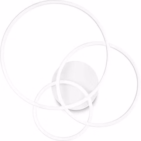 Lampada Da Soffitto Frame Pl Cerchio Bianco Ideal-Lux