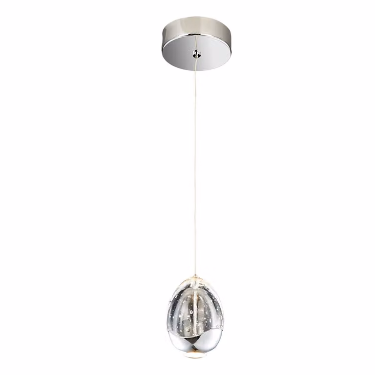 Lampada da soffitto a LED Huelto 4,8 W 3000 K 290 lm in acrilico cromato, dimensioni: 120 x 12 x 12 cm, IP20, Italux