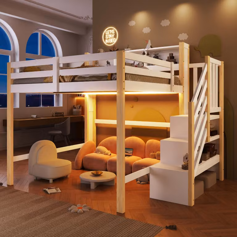 Comodino con 2 ante e 3 cassetti, dimensioni 140x40x84 cm, colore crema-bianco, con ripiano interno regolabile e gambe in metallo, ideale per soggiorno e camera da letto