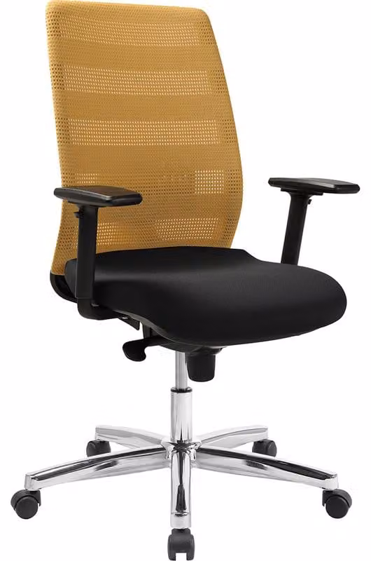 Sedia girevole da ufficio Topstar Airpoint II nero / ocra