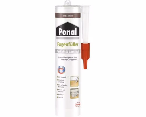Ponal Stucco per fughe Parquet / Laminato 280 ml Noce
