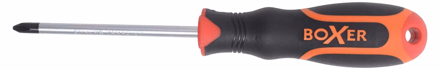 Cacciavite Boxer® con impugnatura in due componenti, punta PZ2, lunghezza 100 mm