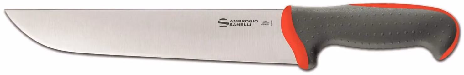 Coltello francese, lama cm 26, colore rosso, linea Tecna