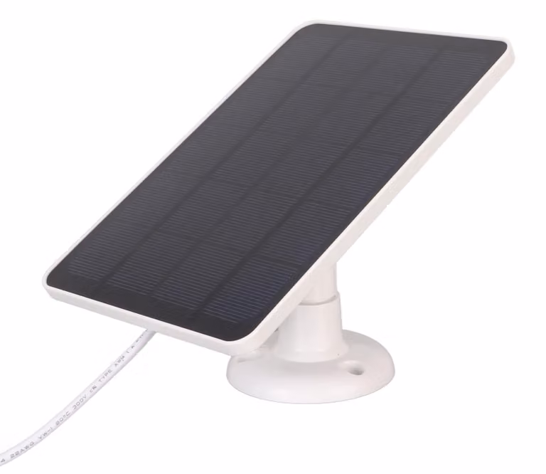 Pannello solare da 4W per telecamere di sicurezza, caricabatterie solare impermeabile IP65 con cavo da 3 metri