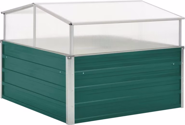 Serra verde 100x100x77 cm Acciaio zincato