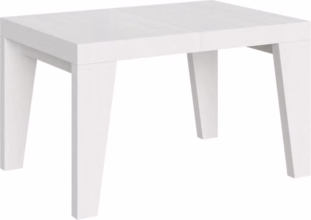 Tavolo Allungabile 120/224x90x77 cm Naxy Bianco Frassino