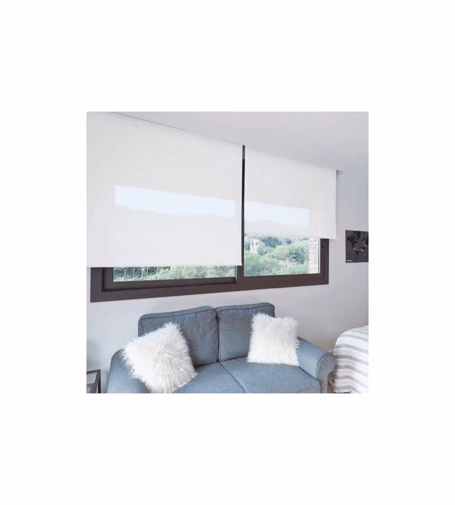 STOR PLANET Tenda a Rullo Screen Bianco 180x180 cm per Interni Isolante