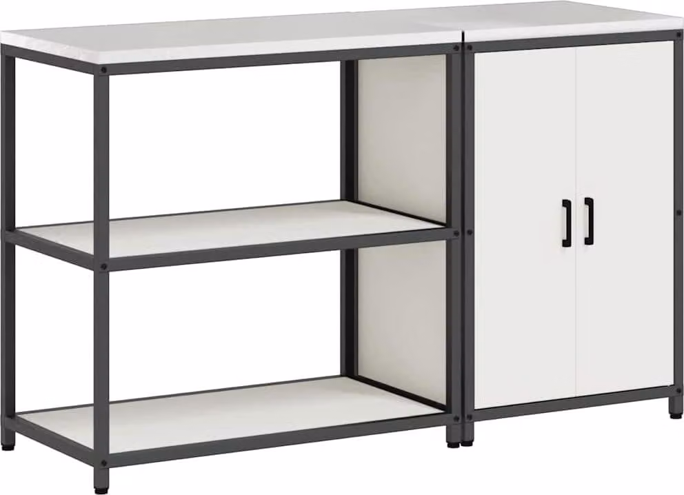 Set di Stoccaggio per Cucina HATTEM 2 pcs Bianco