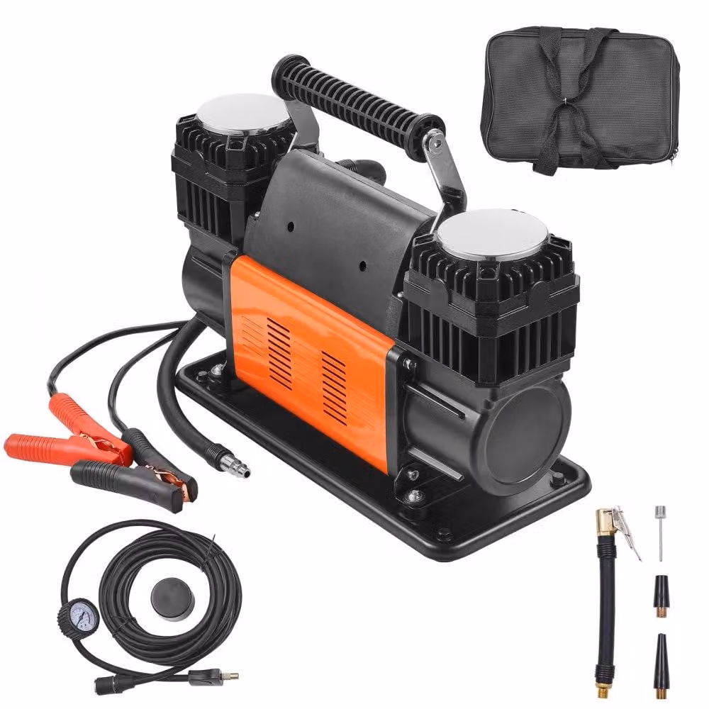 Compressore d'aria portatile - 12V, 150 PSI - Adatto per auto e SUV