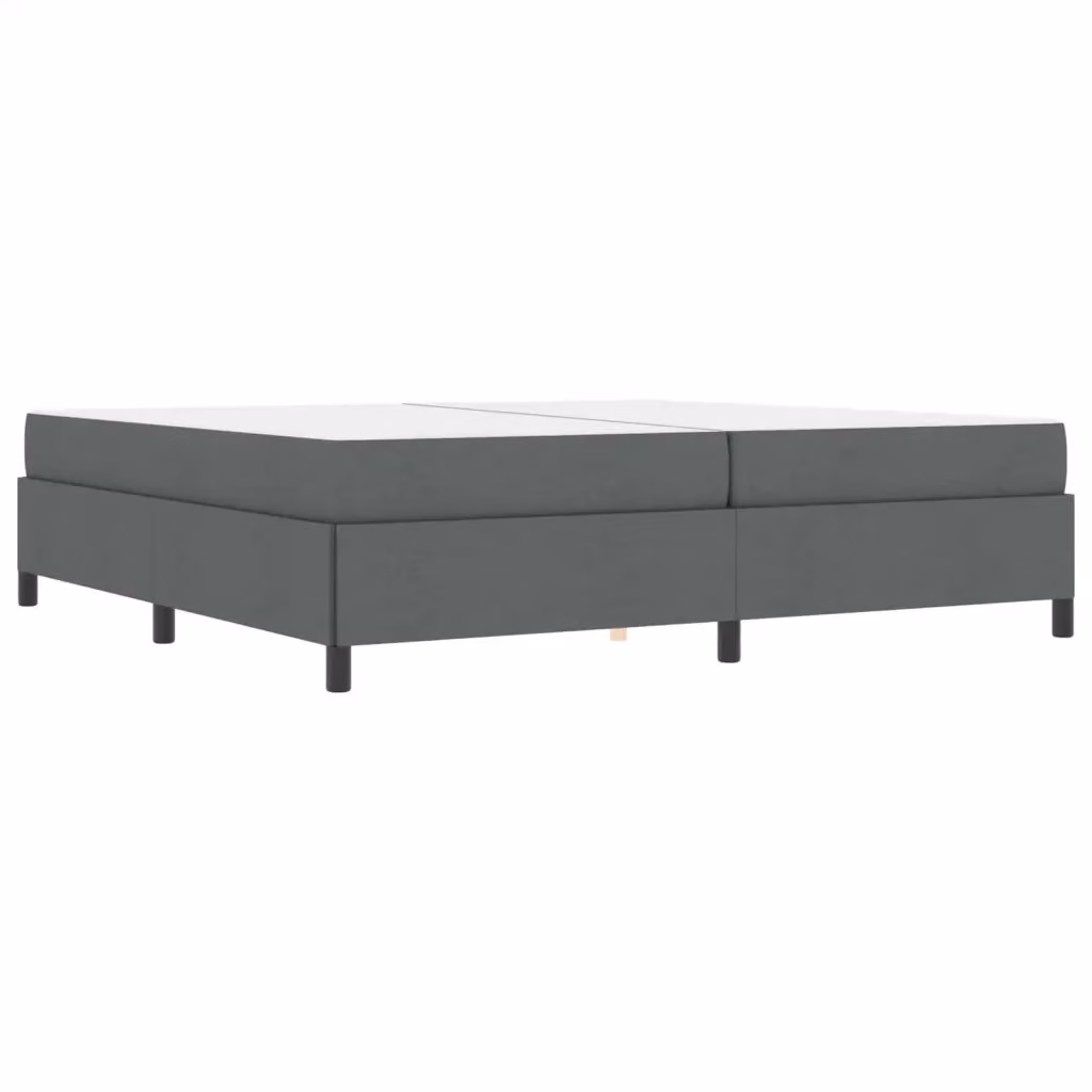 Letto a molle con materasso vidaXL in tessuto grigio L/P/H: 200 x 200 x 280 cm – 2