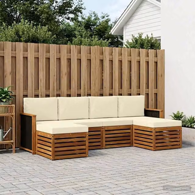 Set di divani da esterno 5 pz 3384671
