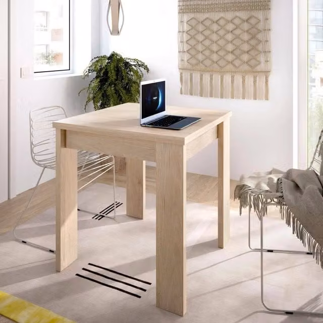 Tavolo consolle estensibile e pieghevole Alamaro DMORA in Rovere, L/P/H: 79/134 x 67 x 79 cm